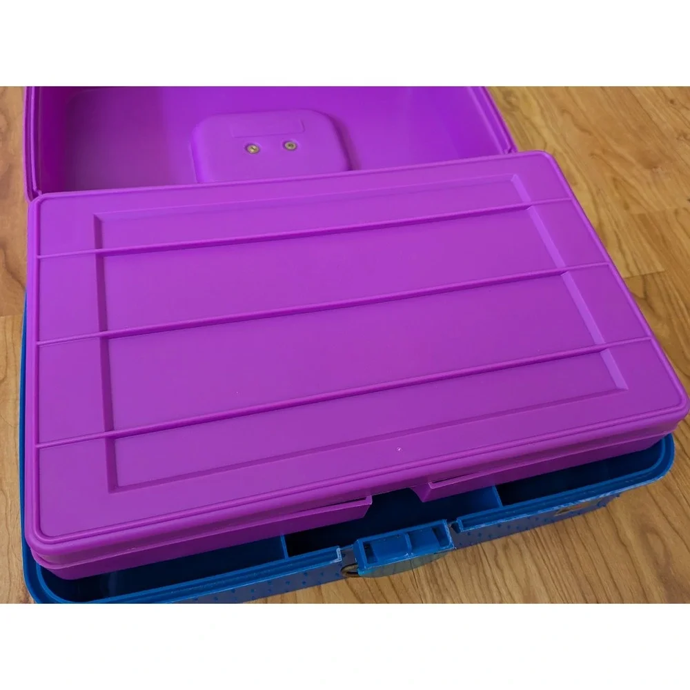 Caboodles Makeup Case Retro 90s Y2K Kidcore Nostalgia Organizer Travel Bright